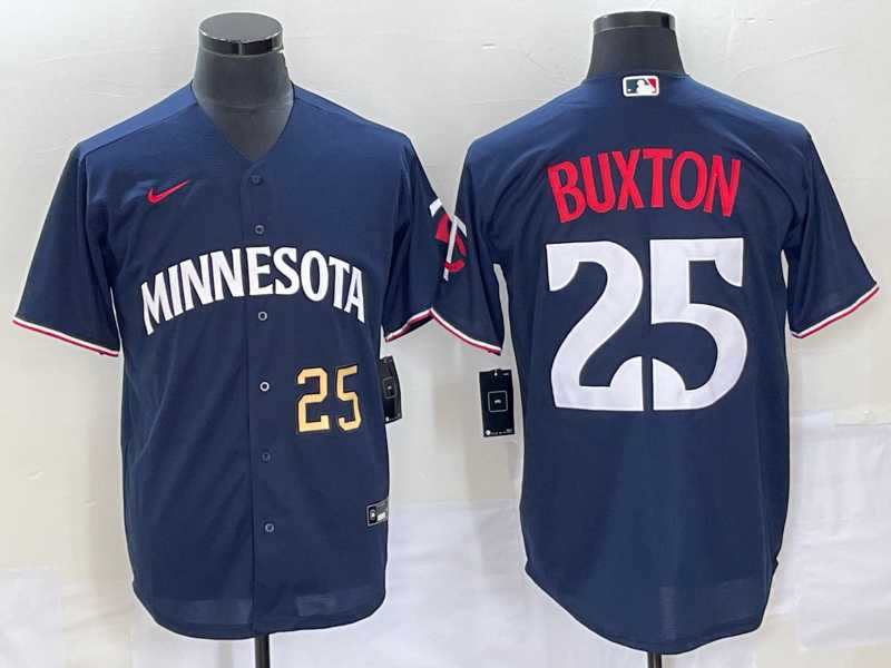 Men's Minnesota Twins #25 Byron Buxton Number 2023 Navy Blue Cool Base Stitched Jersey,We sell and wholesale Men's Minnesota Twins #25 Byron Buxton Number 2023 Navy Blue Cool Base Stitched Jersey on line form chian!